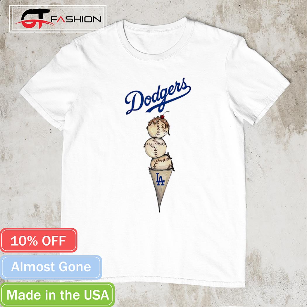 Baseball ice cream Los Angeles Dodgers shirt, hoodie, sweater, long