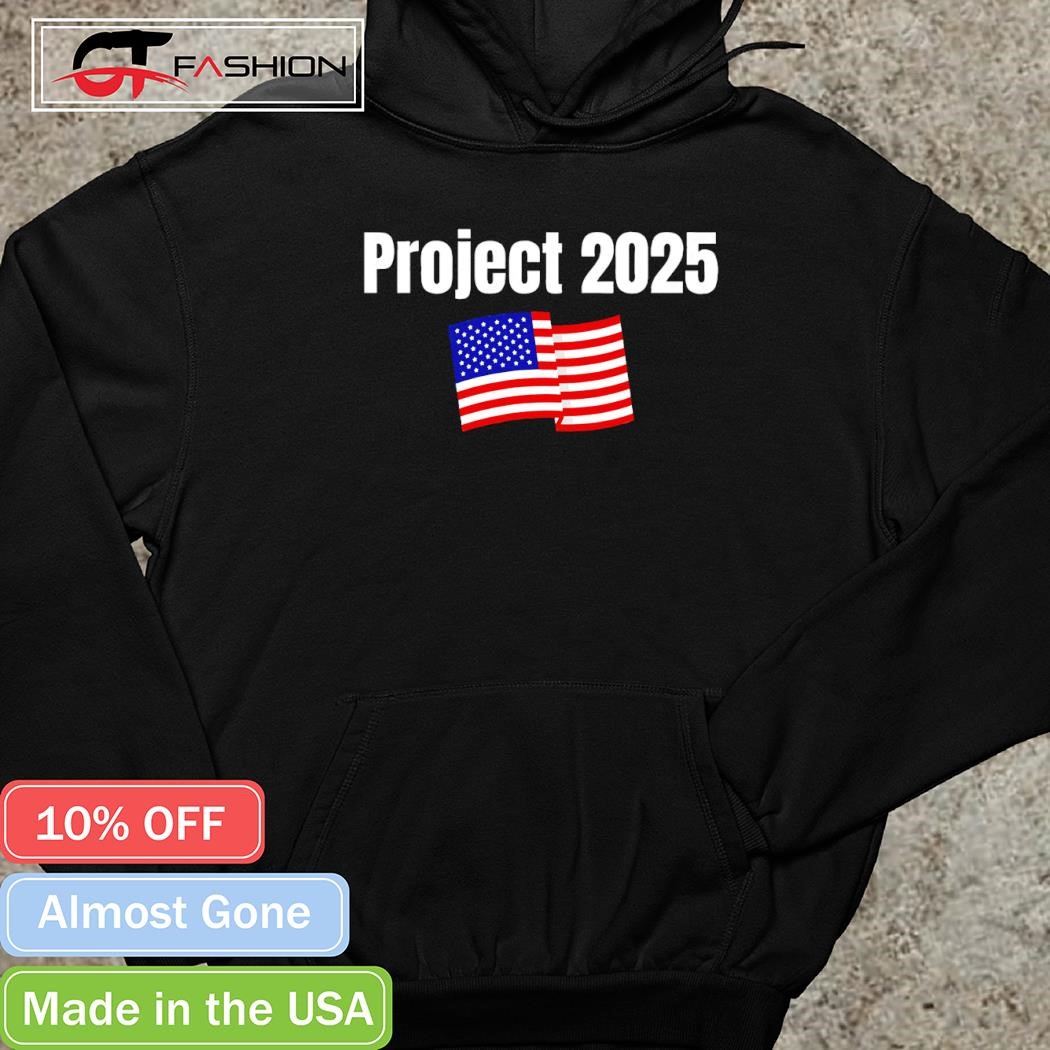 Project 2025 Donald Trump and Kamala Harris Debate 2024 US Flag shirt